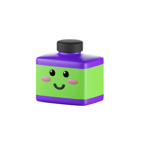 Ink Pot  3D Icon