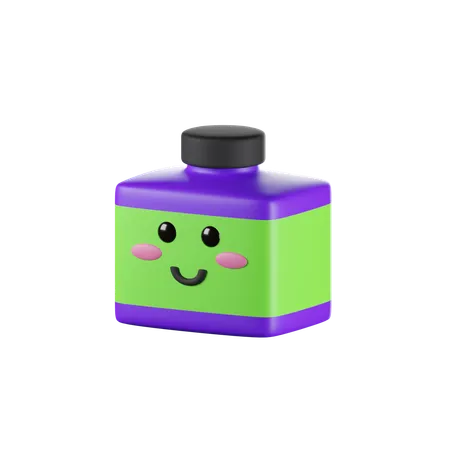 Ink Pot  3D Icon