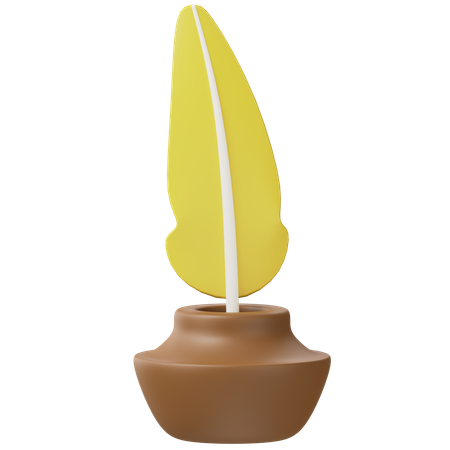 Ink Pot  3D Icon