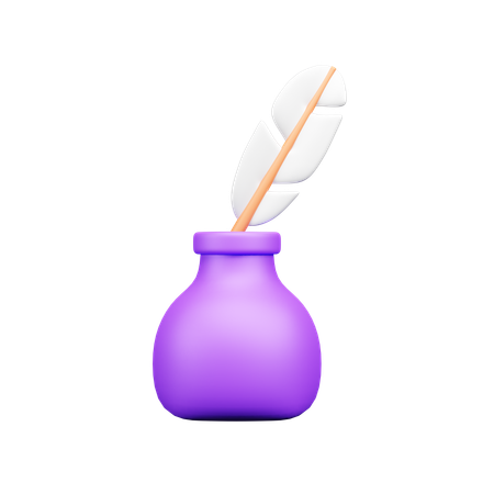 Ink Pot  3D Icon