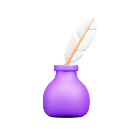 Ink Pot  3D Icon