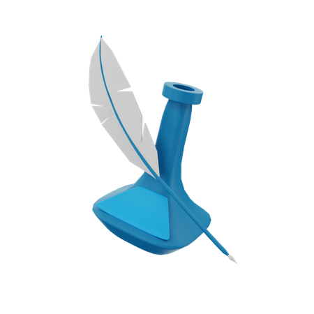 Ink Pot  3D Icon