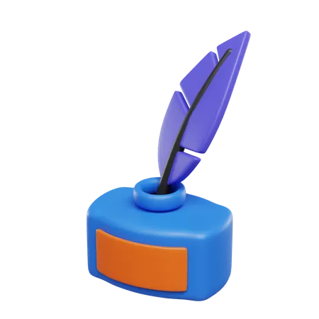 Ink Well  3D Icon