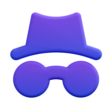 Inkognito  3D Icon