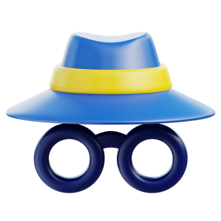 Inkognito-Modus  3D Icon