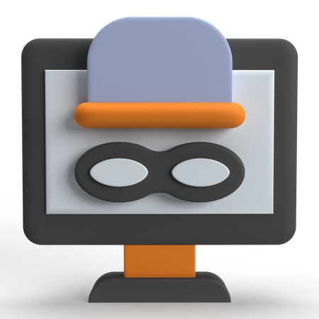 Inkognito-Modus  3D Icon