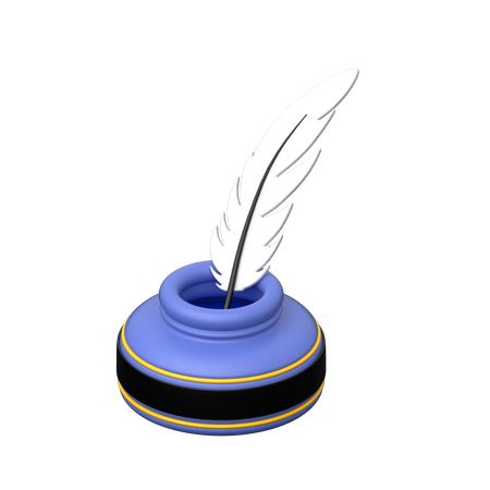 Inkpot  3D Icon