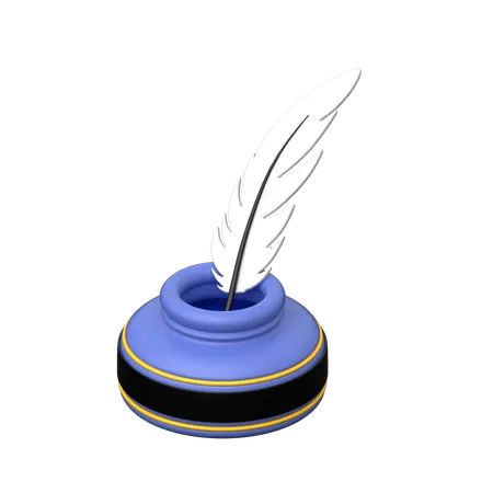 Inkpot  3D Icon