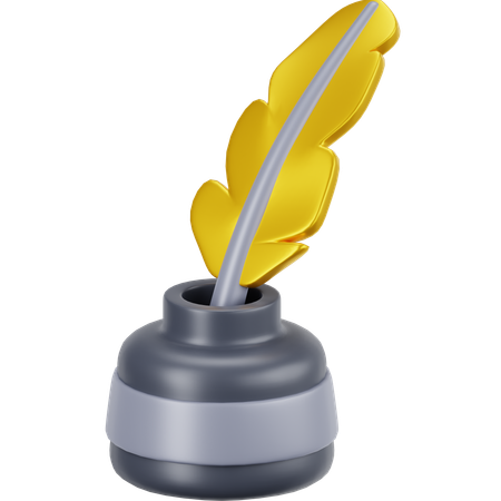 Inkwel  3D Icon