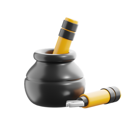 Inkwell  3D Icon