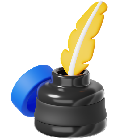 Inkwell  3D Icon