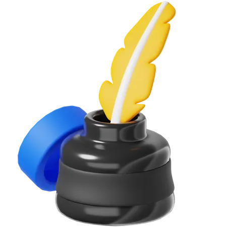 Inkwell  3D Icon