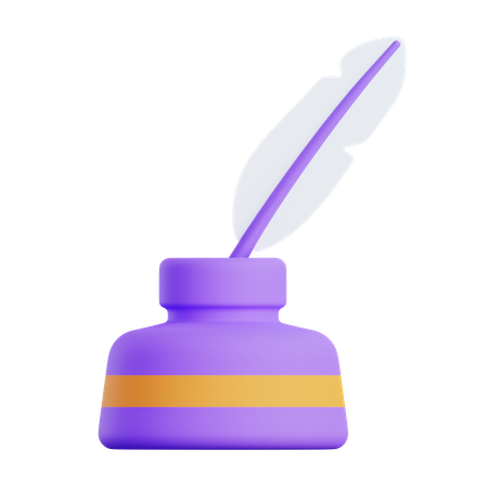 Inkwell  3D Icon