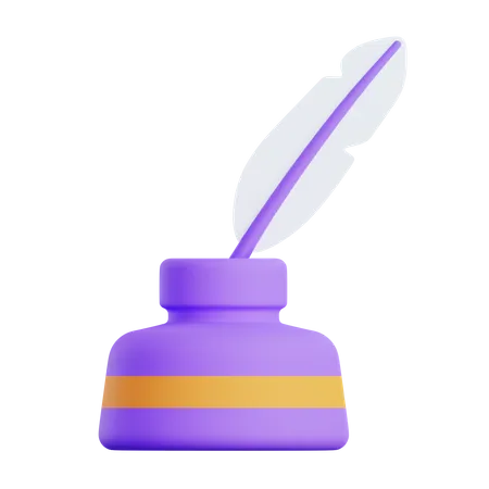 Inkwell  3D Icon