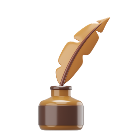Inkwell  3D Icon