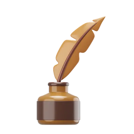 Inkwell  3D Icon