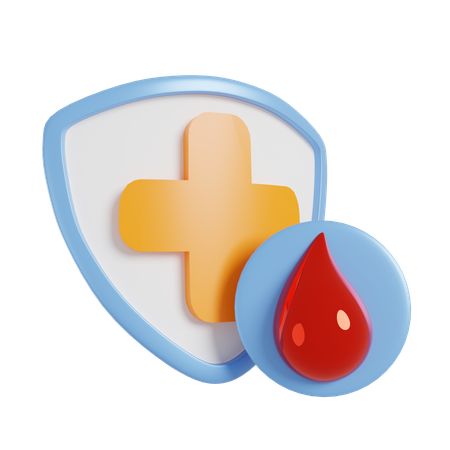 Inmunización de sangre  3D Icon