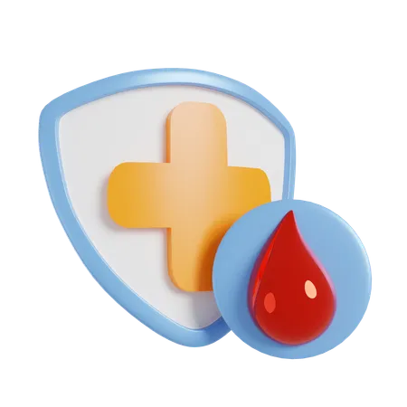 Inmunización de sangre  3D Icon