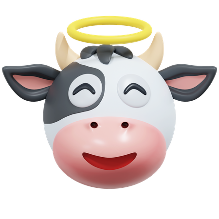 Innocent Cow  3D Icon