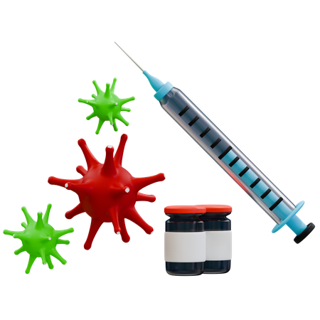 Innovations in Vaccine Development  3D Icon