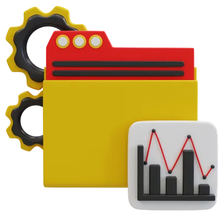 Innovative Datenmanagement-Lösungen  3D Icon