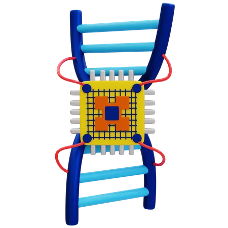 Innovative DNA-Chip-Technologie  3D Icon