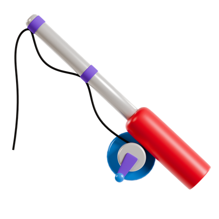 Innovative Fishing Rod Design  3D Icon