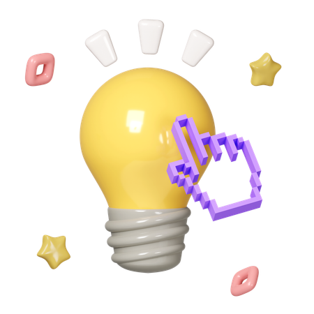 Innovative Idea  3D Icon
