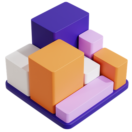 Innovative Startup Growth Percentage  3D Icon