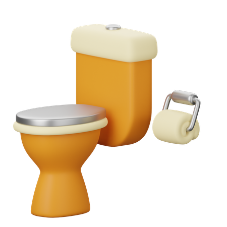 Baño  3D Icon