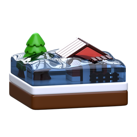 Inondation  3D Icon