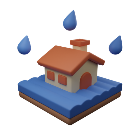 Inondation  3D Icon