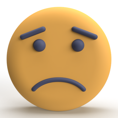 Emojis inquiets  3D Icon
