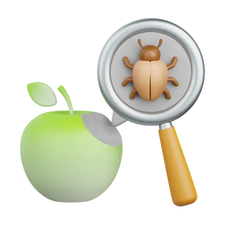 Insecto frutal  3D Icon