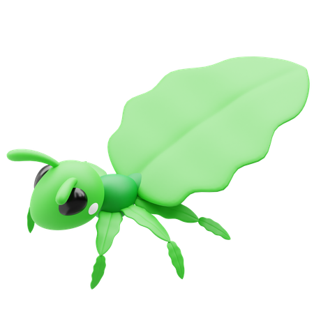 Insecto hoja  3D Icon