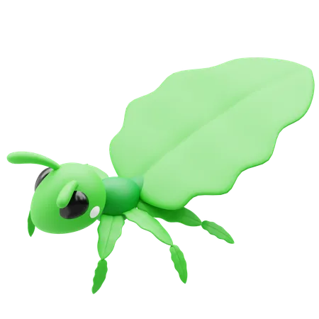 Insecto hoja  3D Icon