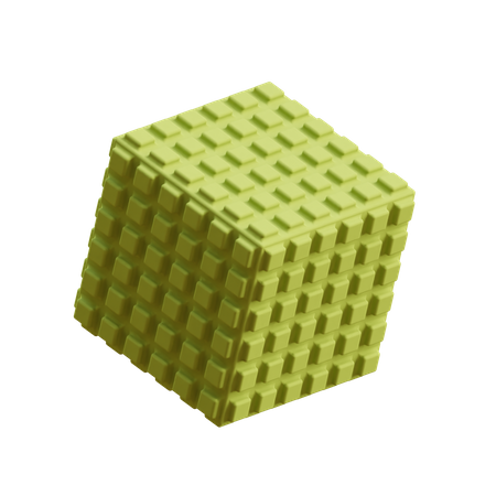 Inserir cubo  3D Icon
