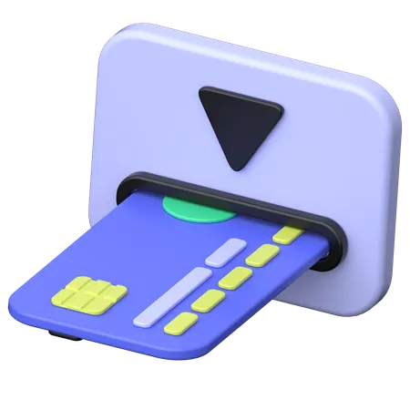 カードを挿入  3D Icon