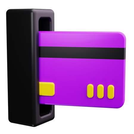 Insert Card  3D Icon