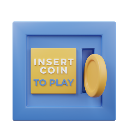 Insert Coin  3D Icon