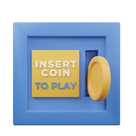 Insert Coin  3D Icon