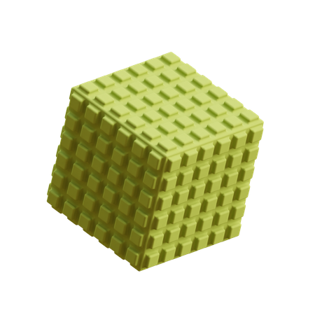 Insert Cube  3D Icon