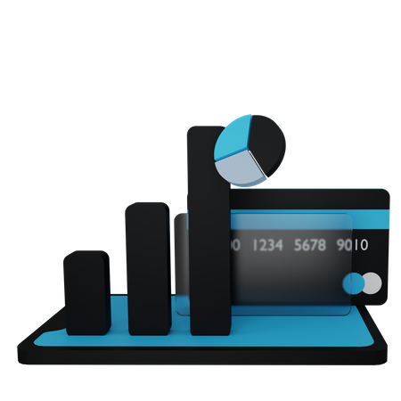 Insights financeiros  3D Icon