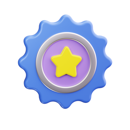 Insigne de qualité  3D Icon