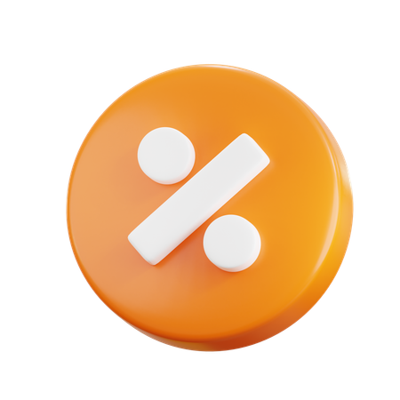 Insigne de réduction  3D Icon