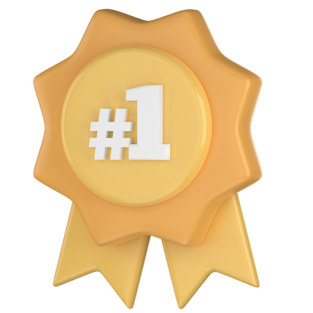 Insigne du gagnant  3D Icon