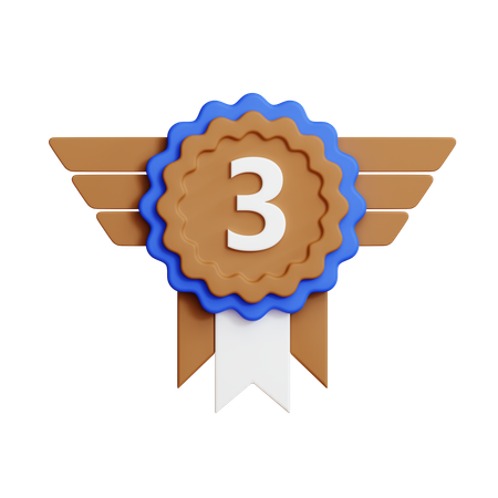 Insignia de brozono  3D Icon