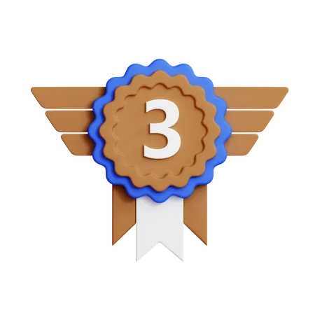 Insignia de brozono  3D Icon