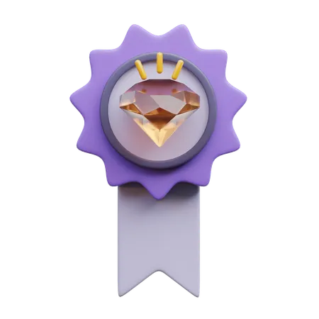 Insignia de calidad  3D Icon