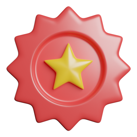 Insignia de campeón  3D Icon